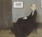 James Mcneill Whistler arrangement in grey and black the artist s mother Spain oil painting artist
